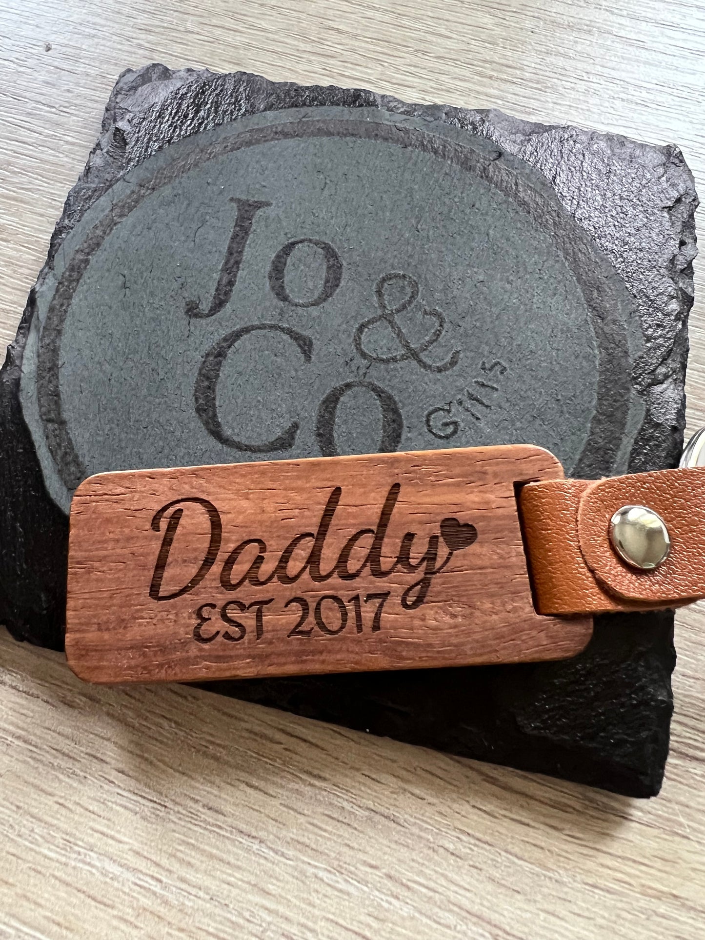Personalised Wood Keychains