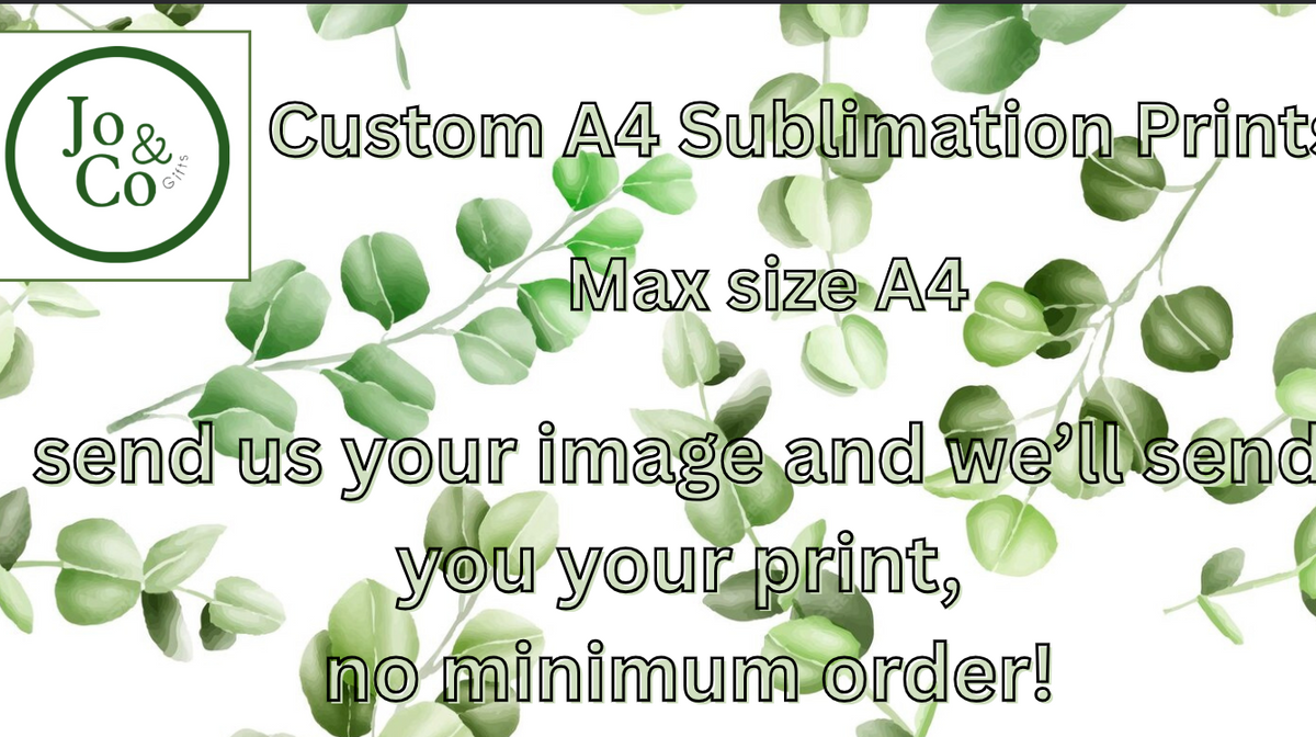 A4 Sublimation Print